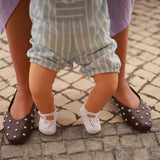 Jardineiras riscas azuis