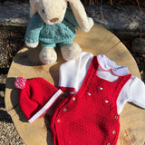 Conjunto fofo encarnado