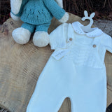 Conjunto Jardineiras Branco